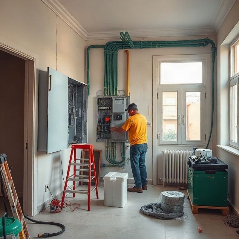 Instalación de tablero eléctrico residencial en Uruguay